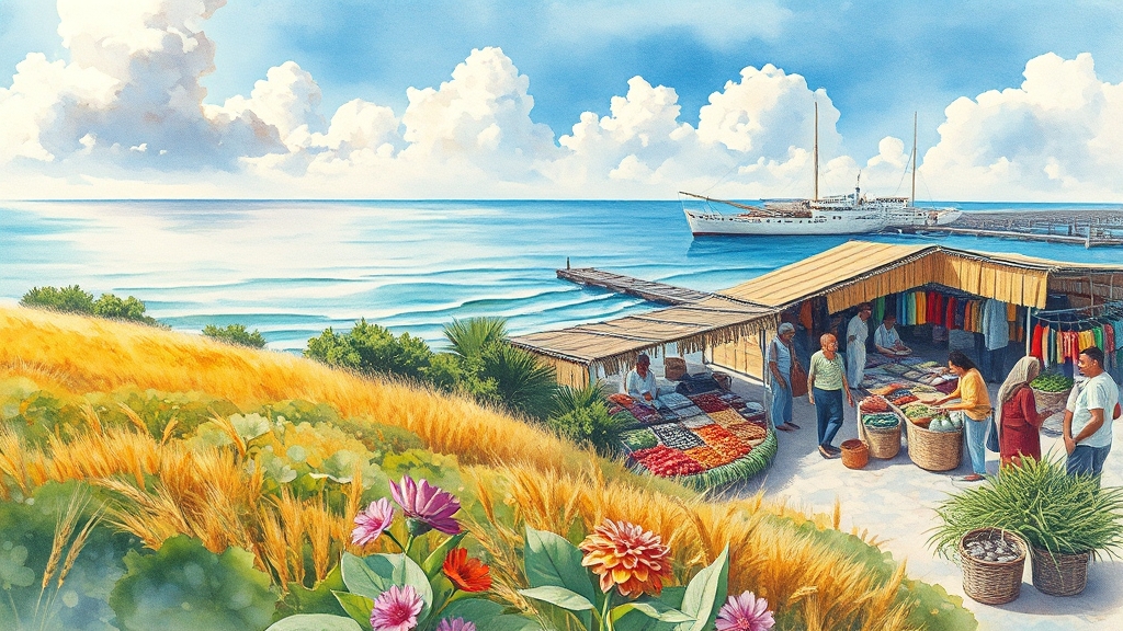 주요 품목 가격 동향 (watercolor 스타일)
