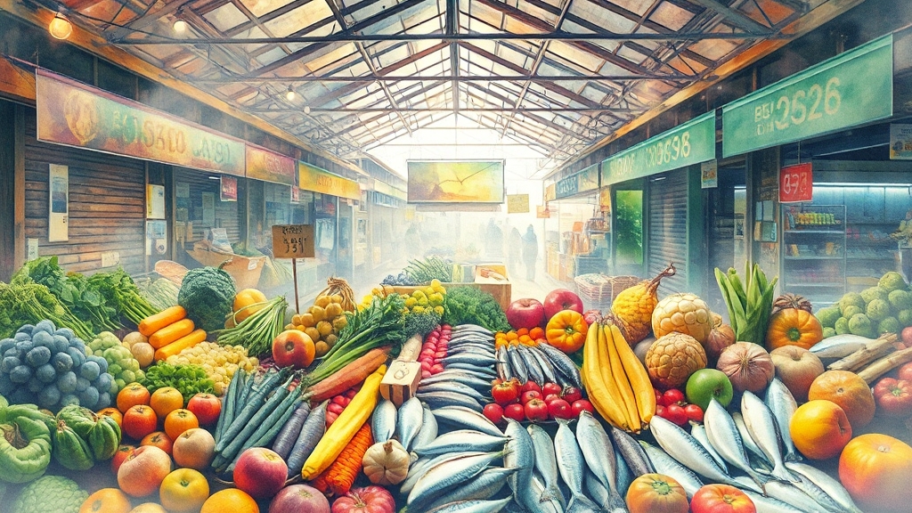 소비자 가격에 미치는 영향 (watercolor 스타일)