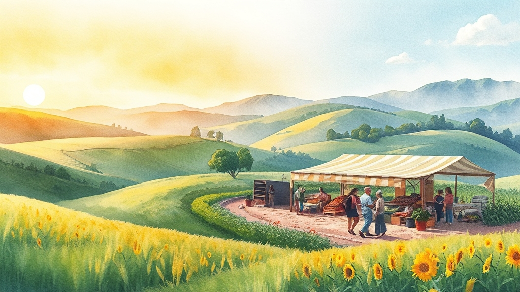 장바구니 물가 전망 및 대응 전략 (watercolor 스타일)