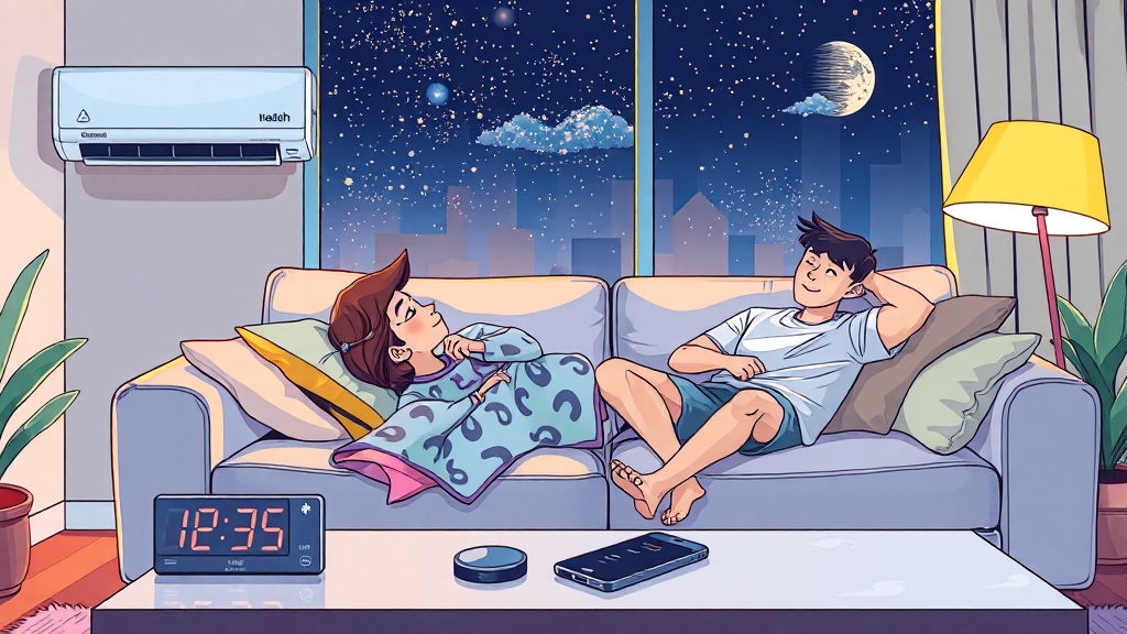 타이머 및 예약 기능 활용 (cartoon 스타일)