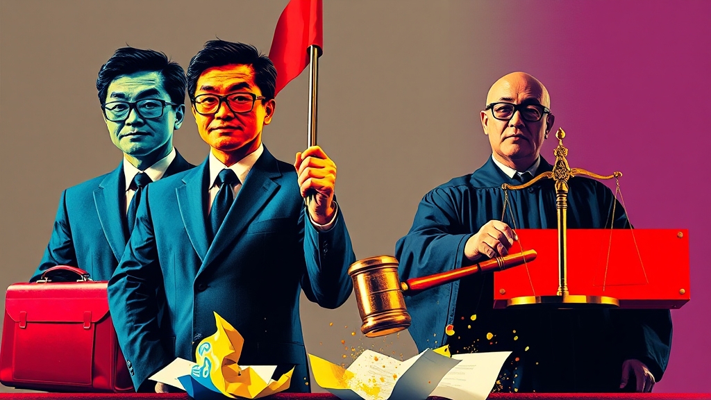 이재명 대표 파기환송 관련 법적 쟁점 (popart 스타일)
