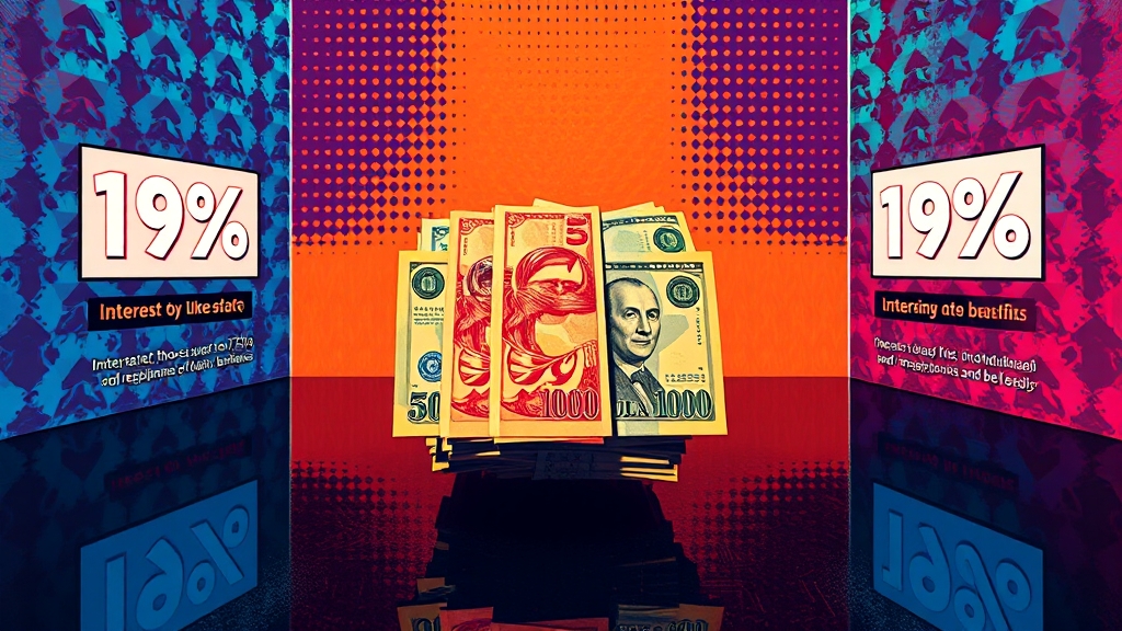 대출 한도와 금리, 얼마나 받을 수 있나? (popart 스타일)